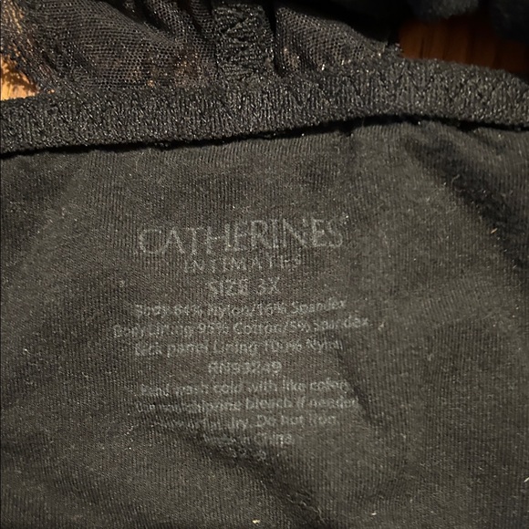 Catherines Black Lace Bralette - Picture 2 of 2